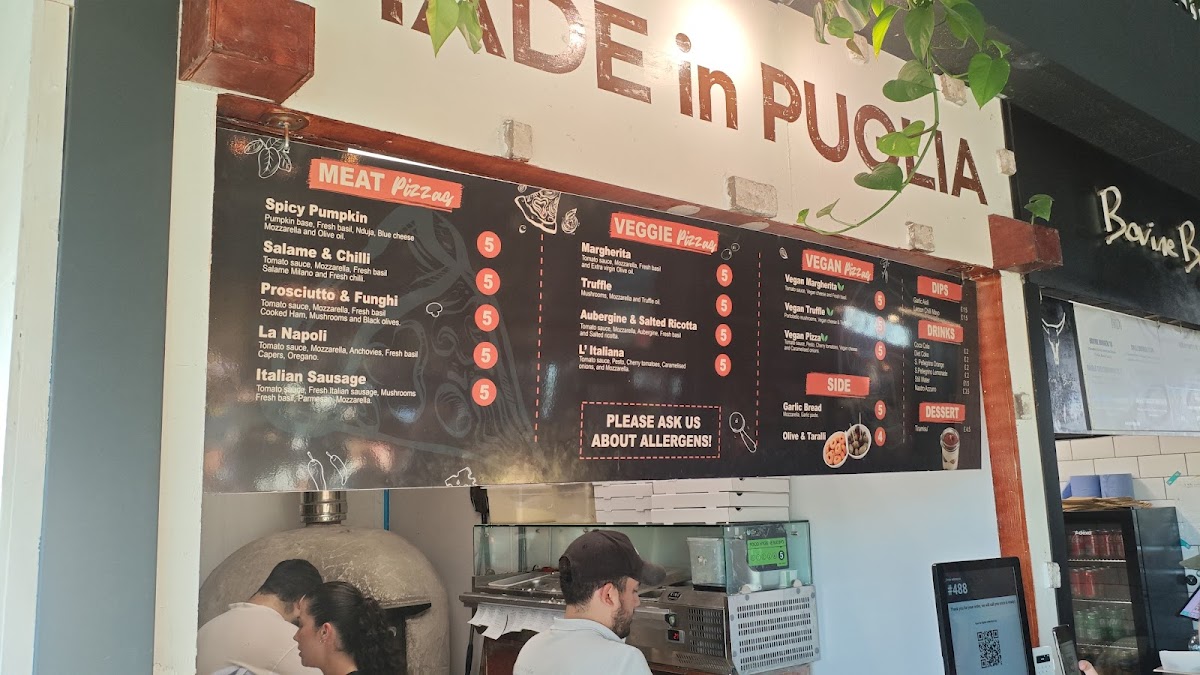 Made in Puglia Hackney wick Photo Menu 10