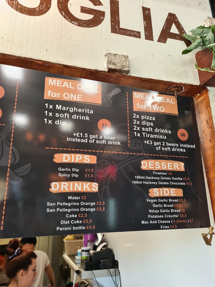 Made in Puglia Hackney wick Photo Menu 4