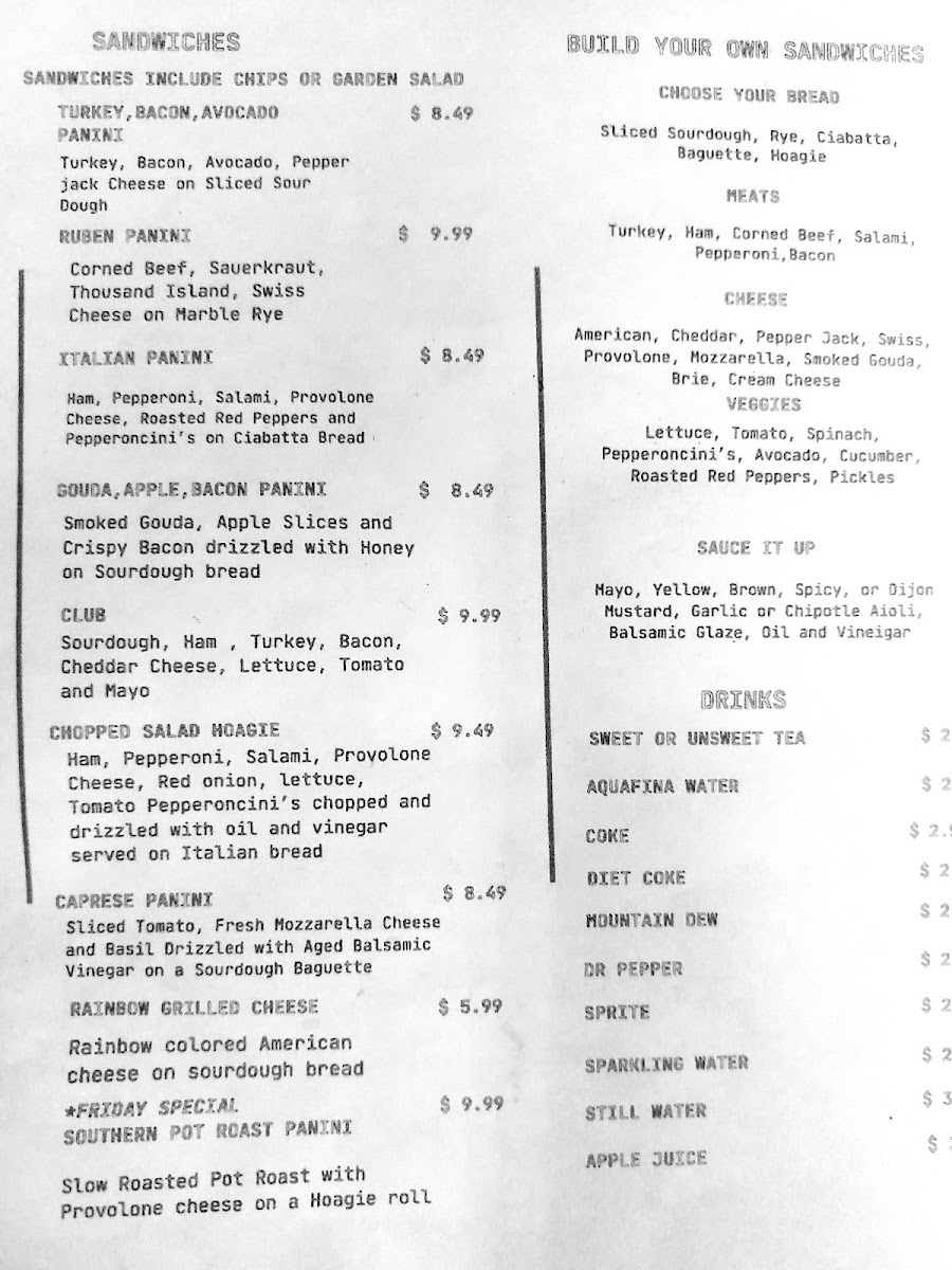 B Street Bakery and Deli Photo Menu 2