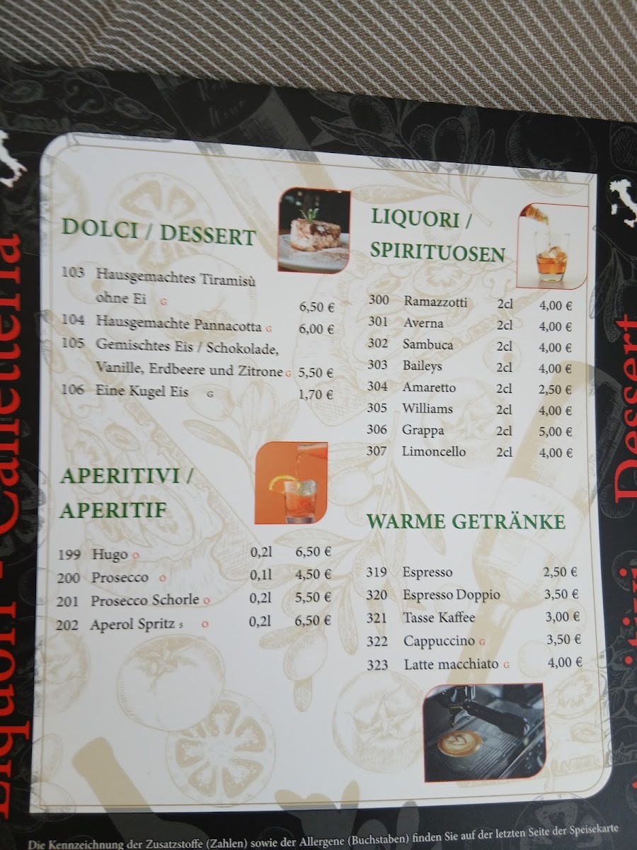 La Piccola Italia Pizzeria Ristorante Deggingen Photo Menu 2
