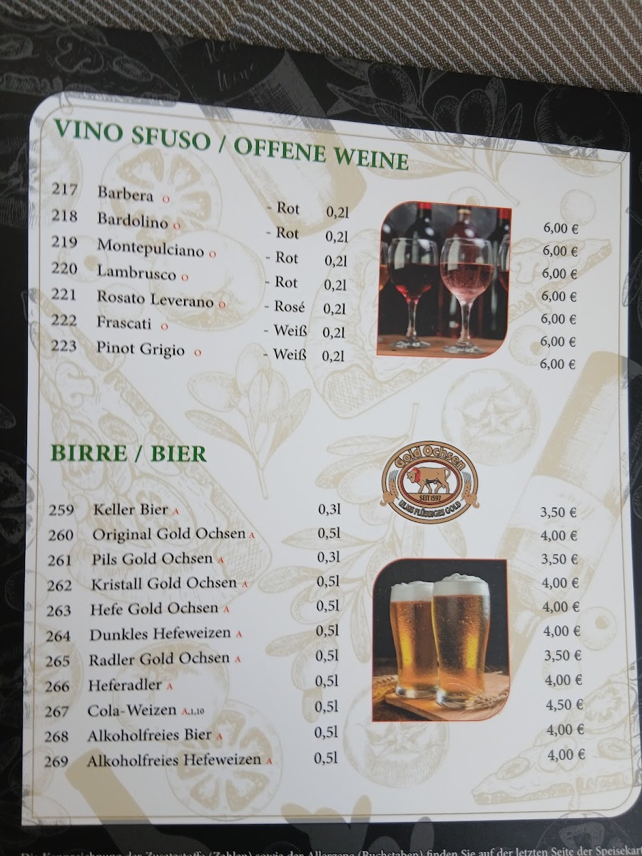 La Piccola Italia Pizzeria Ristorante Deggingen Photo Menu 7