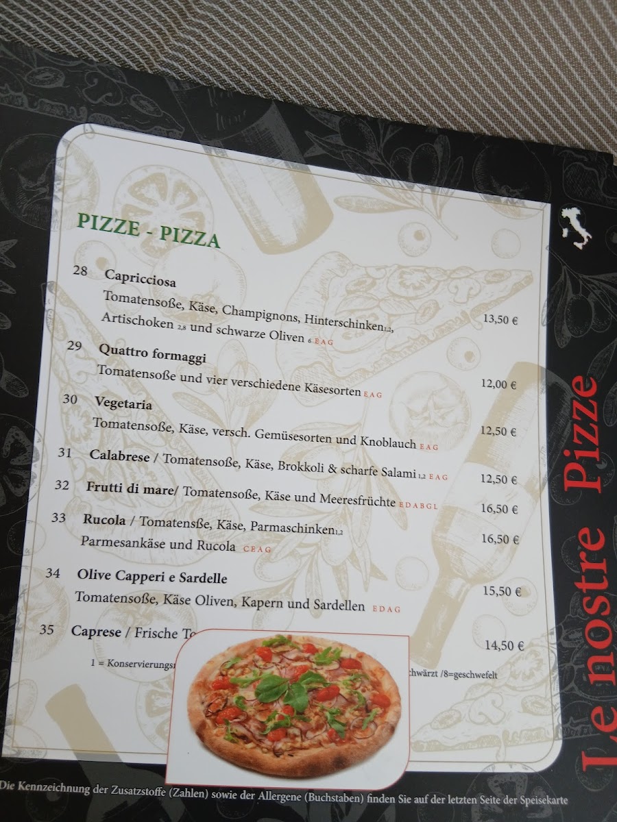 La Piccola Italia Pizzeria Ristorante Deggingen Photo Menu 8