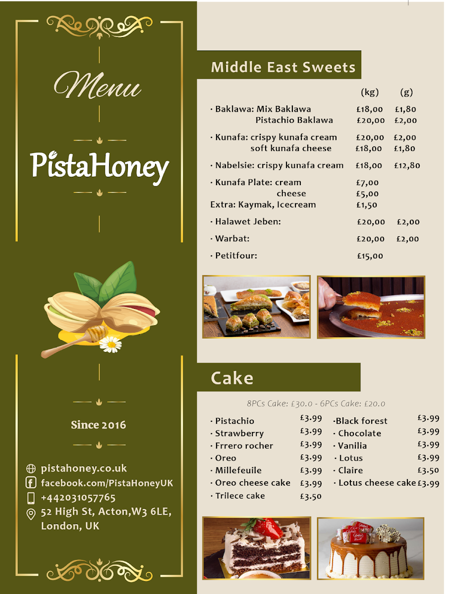 Dama Rose cafe Photo Menu 2