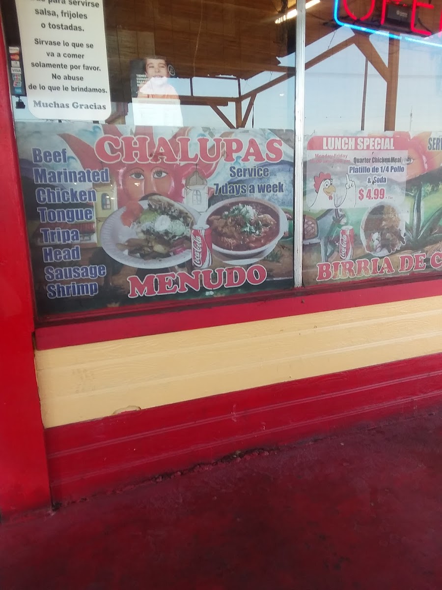 El Pollo Feliz Photo Menu 2