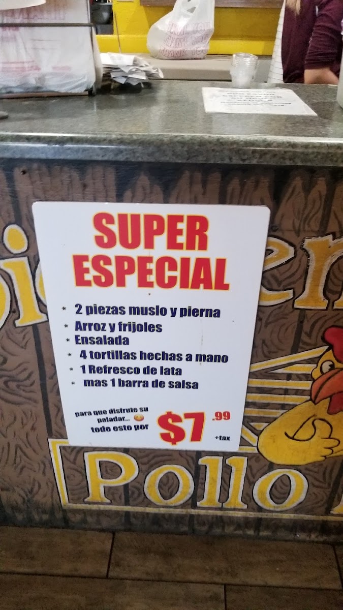 El Pollo Feliz Photo Menu 4