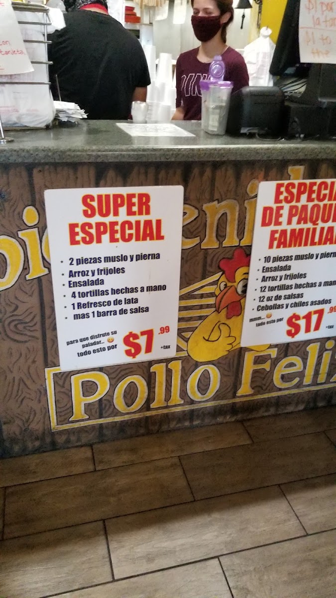 El Pollo Feliz Photo Menu 7