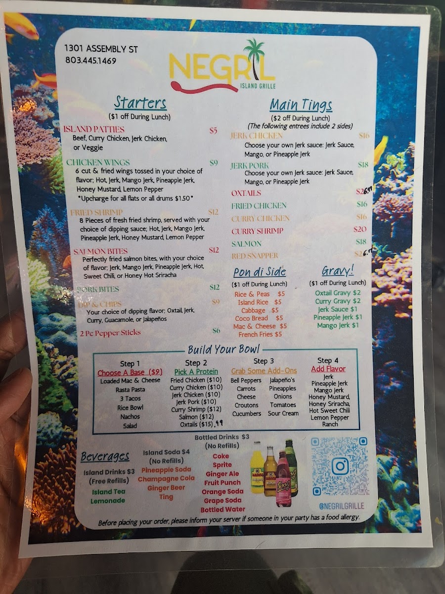 Negril Island Grille Photo Menu 6