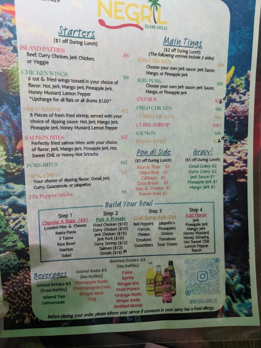 Negril Island Grille Photo Menu 7