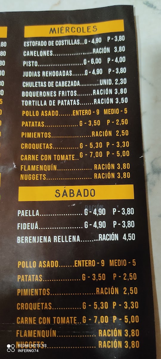 Comidas caseras El Puchero Photo Menu 5