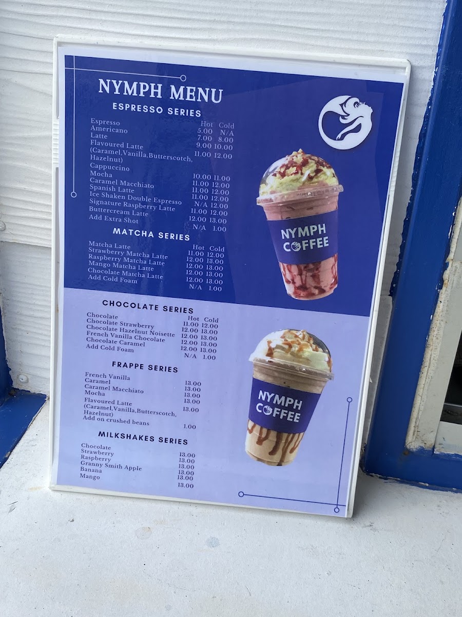 Nymph Coffee Photo Menu 7