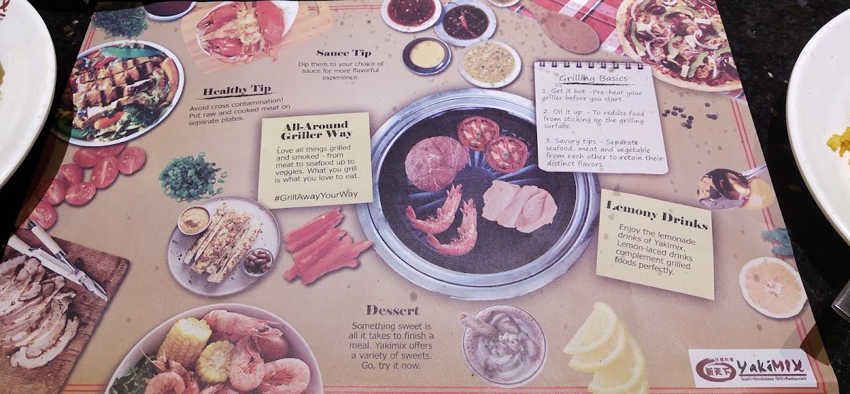 YakiMix Photo Menu 1
