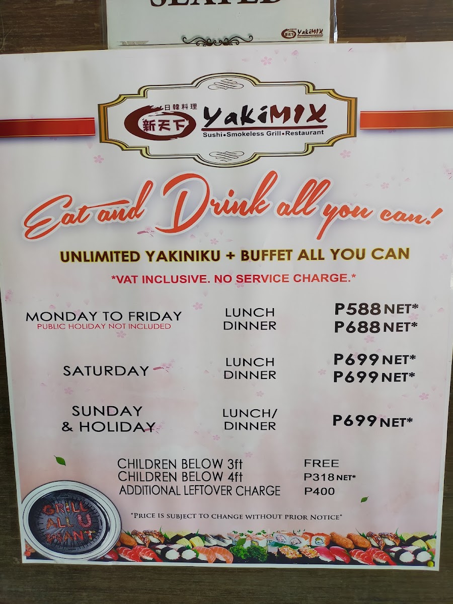YakiMix Photo Menu 3