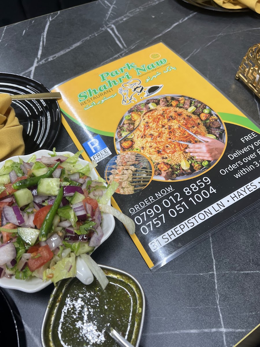 Park Shahri Naw Restaurant Photo Menu 8