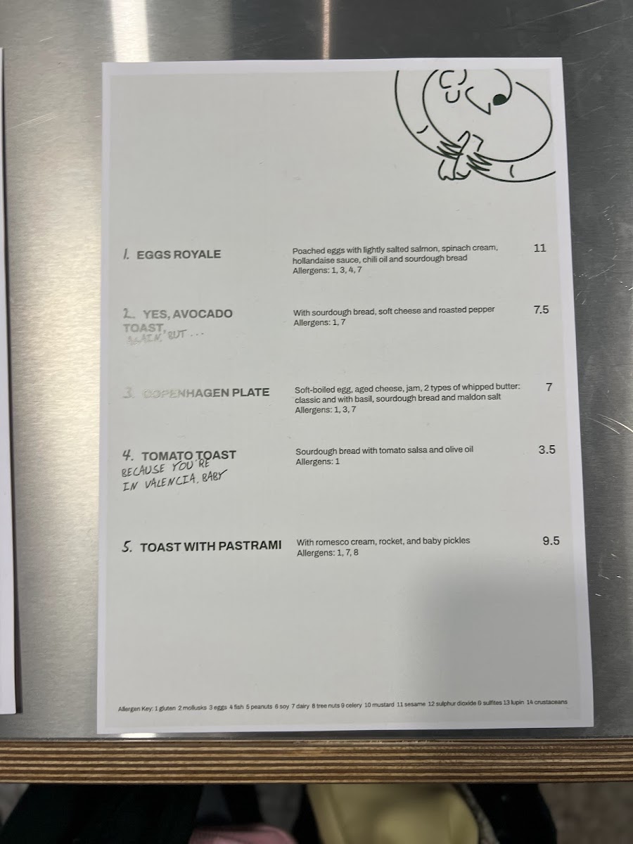 Pals cafe. Specialty coffee and breakfast Photo Menu 6