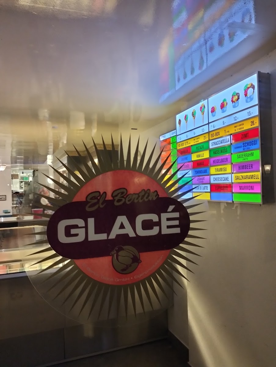 El Bertin Glacé Photo Menu 4