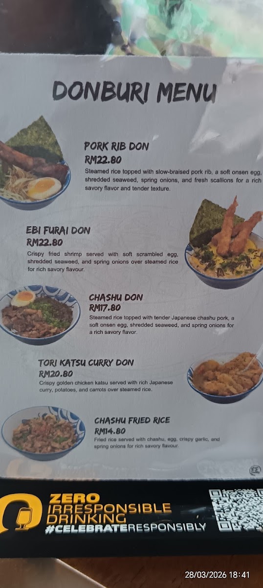 Mad Ramen Bar Photo Menu 3