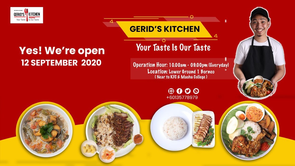 Gerid's Kitchen @1Borneo Hypermall Photo Menu 2