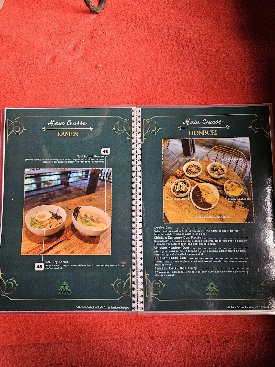 Morikafe Photo Menu 1