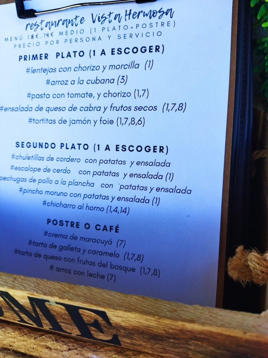 Bar Vista Hermosa Photo Menu 5