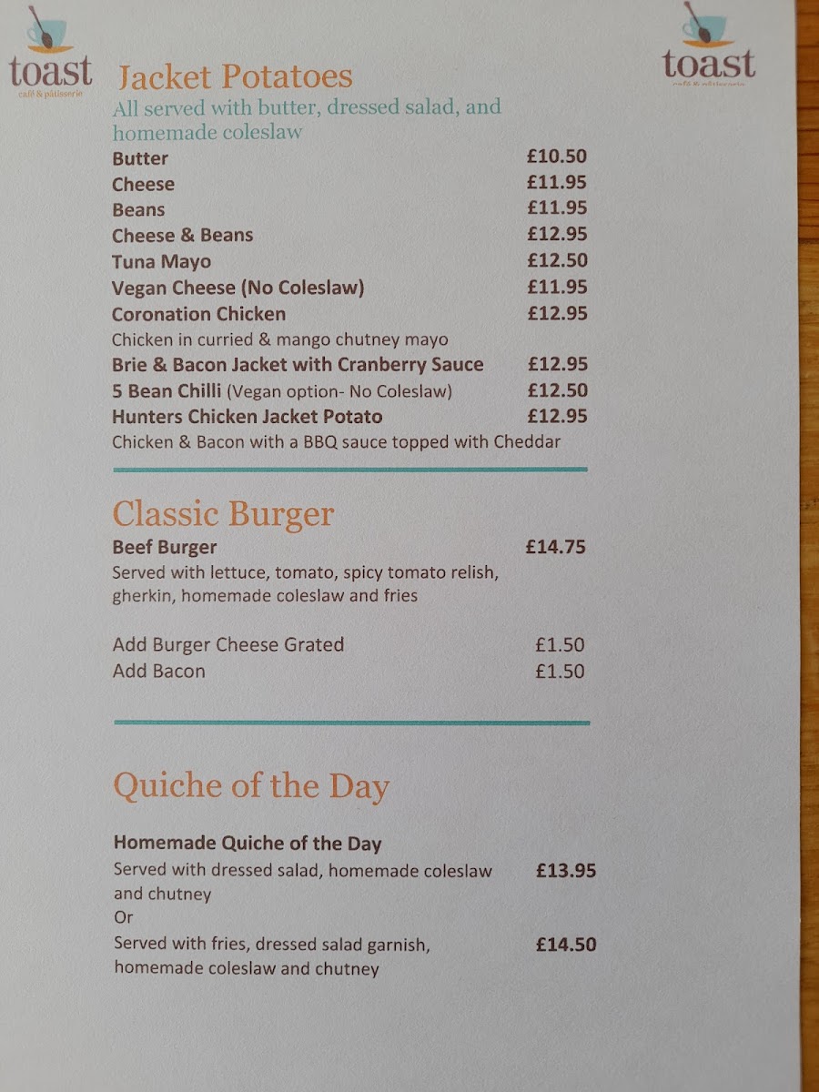 Toast Photo Menu 1