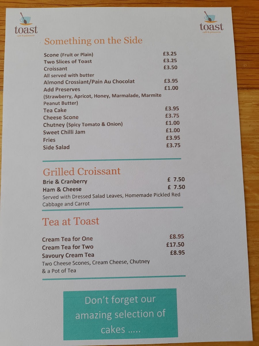 Toast Photo Menu 4