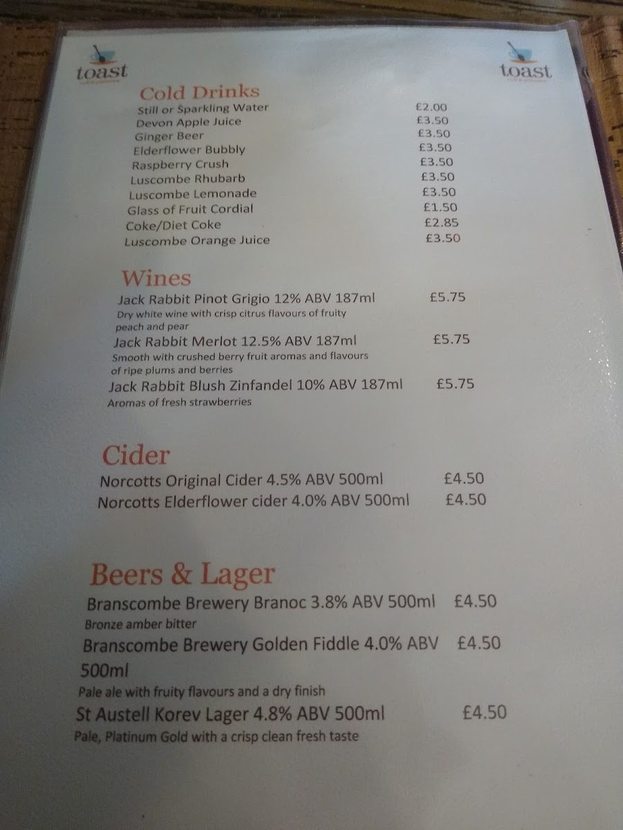 Toast Photo Menu 9