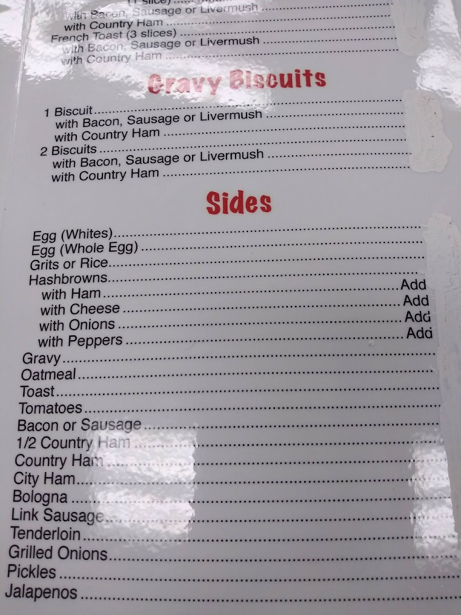 Main Street Grill LLC Photo Menu 3