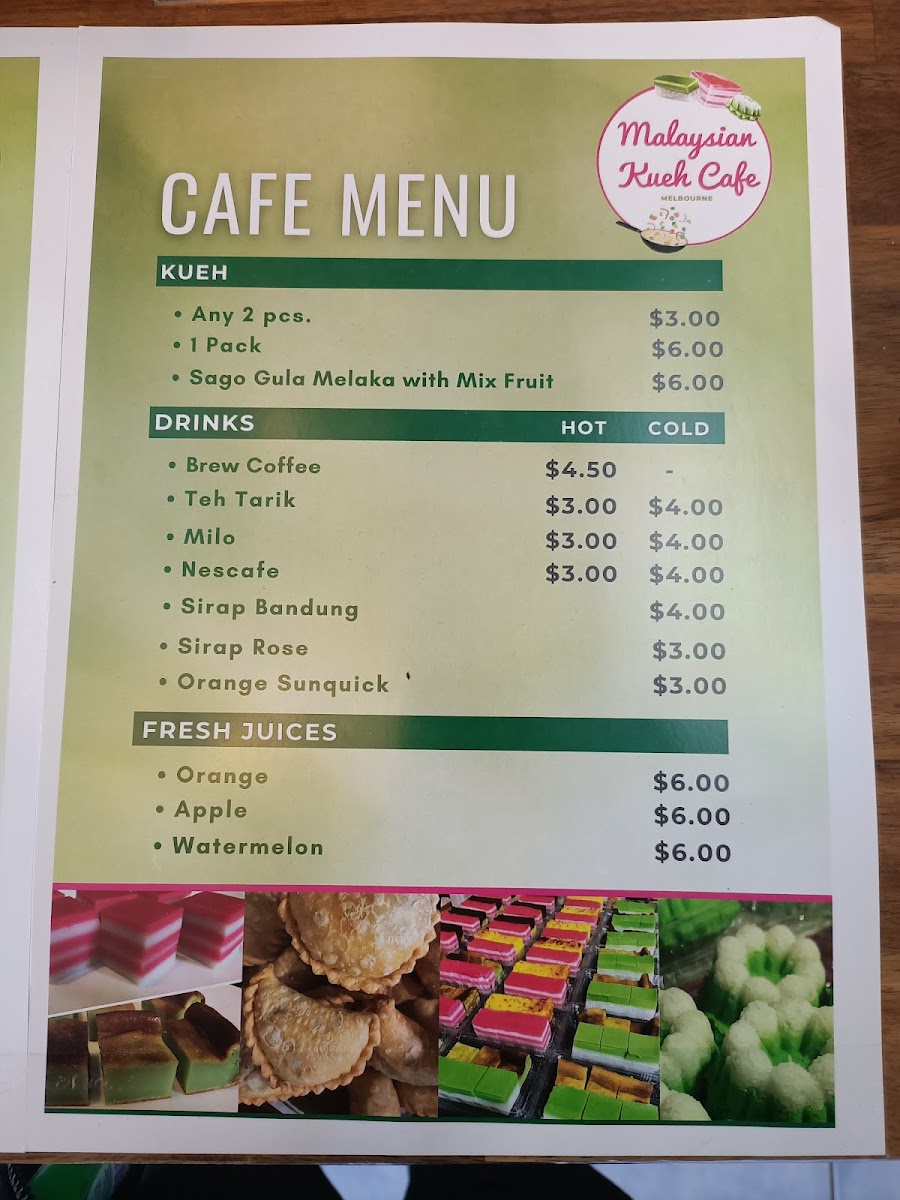 Malaysian Kueh Cafe Photo Menu 10