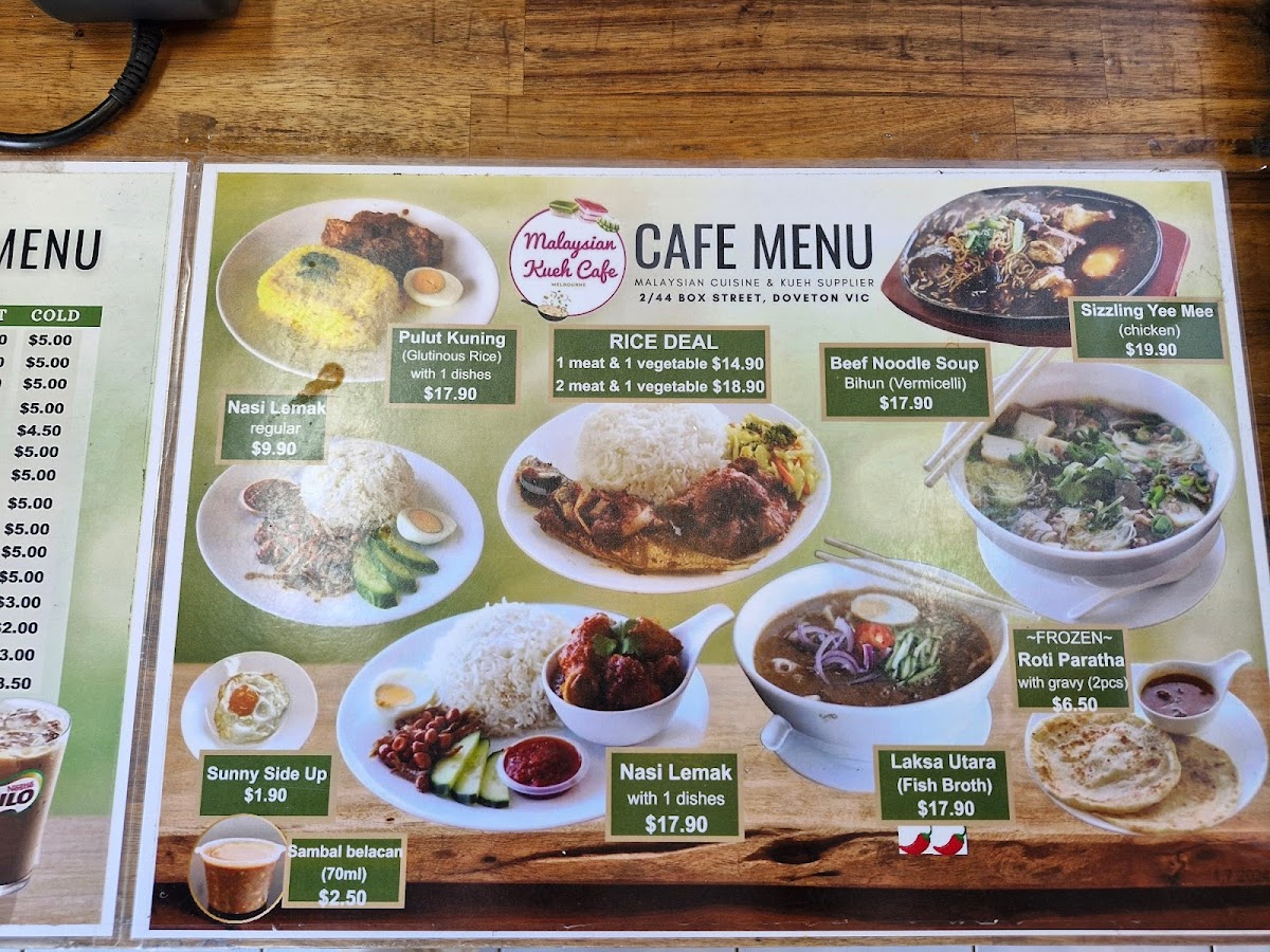 Malaysian Kueh Cafe Photo Menu 6