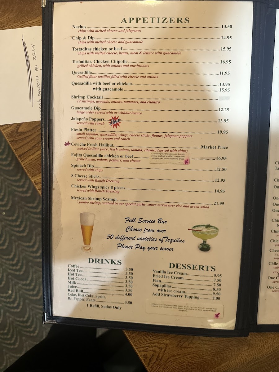 Los Arcos Mexican Restaurant Photo Menu 2