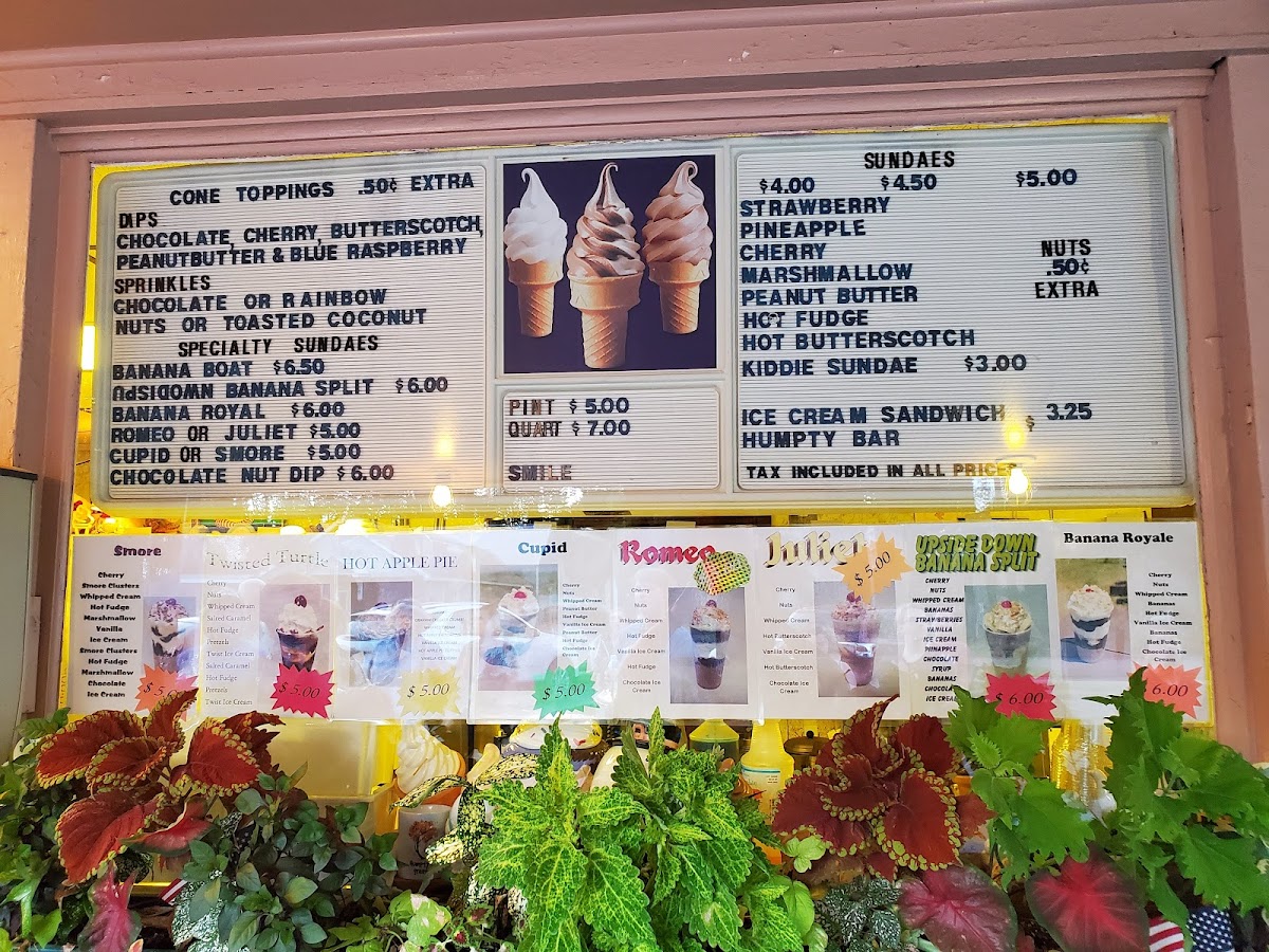 Humpty Dumpty Ice Cream & Subs Photo Menu 1