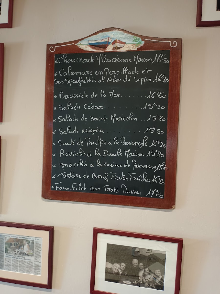La Sousta - Restaurant Cannes Photo Menu 3