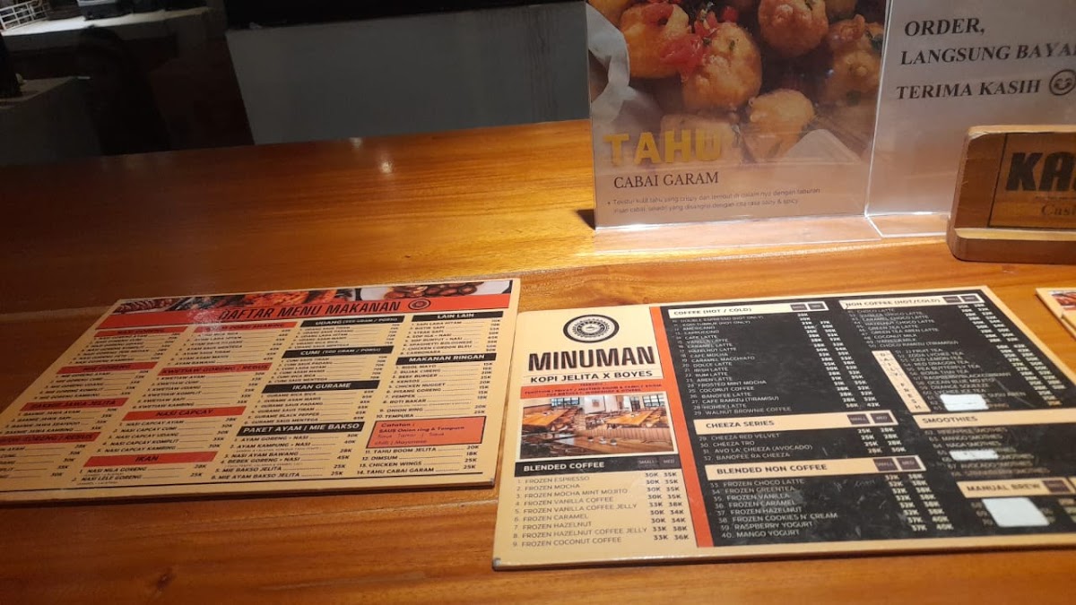 Kopi Jelita Cafe Photo Menu 10