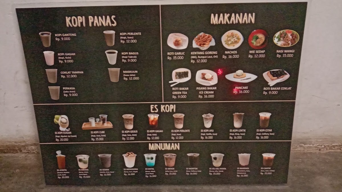 Kopi Jelita Cafe Photo Menu 3