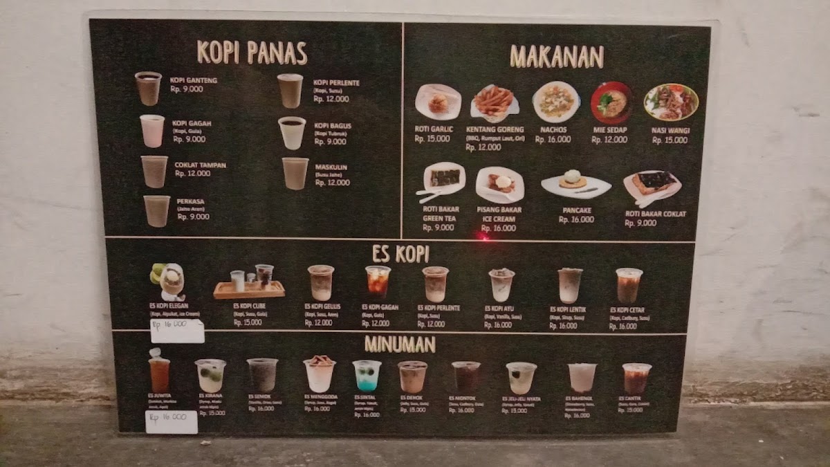 Kopi Jelita Cafe Photo Menu 4