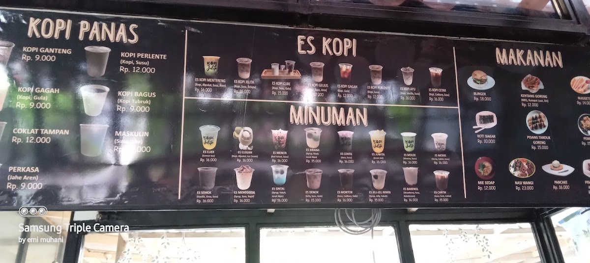 Kopi Jelita Cafe Photo Menu 6