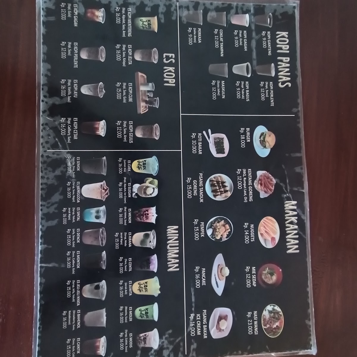 Kopi Jelita Cafe Photo Menu 8