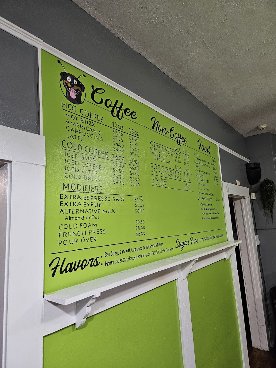 Hometown Bowls proudly serving Barking Bee Coffee Photo Menu 3