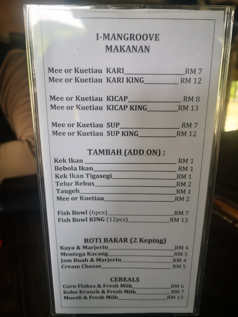 I Mangroove Langkawi Photo Menu 8