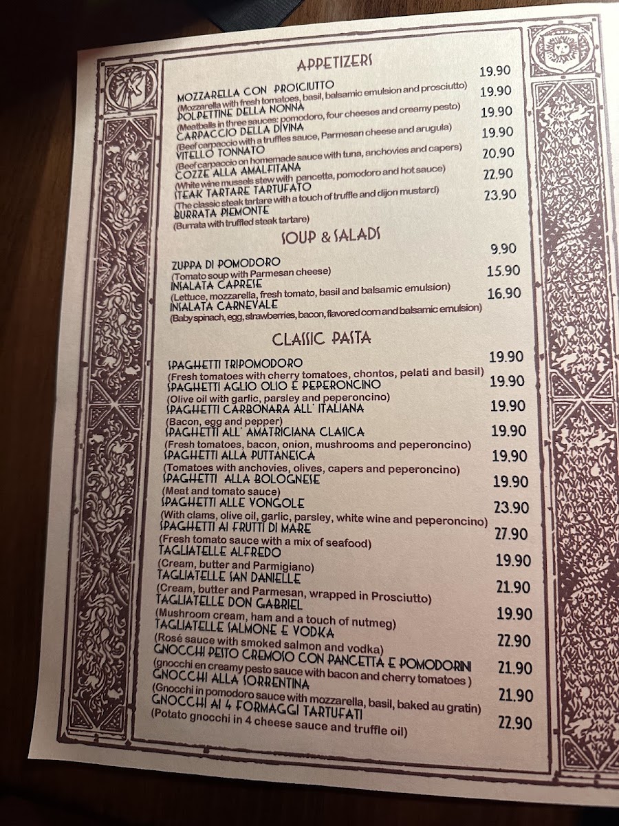 ANONIMO Trattoria Photo Menu 10
