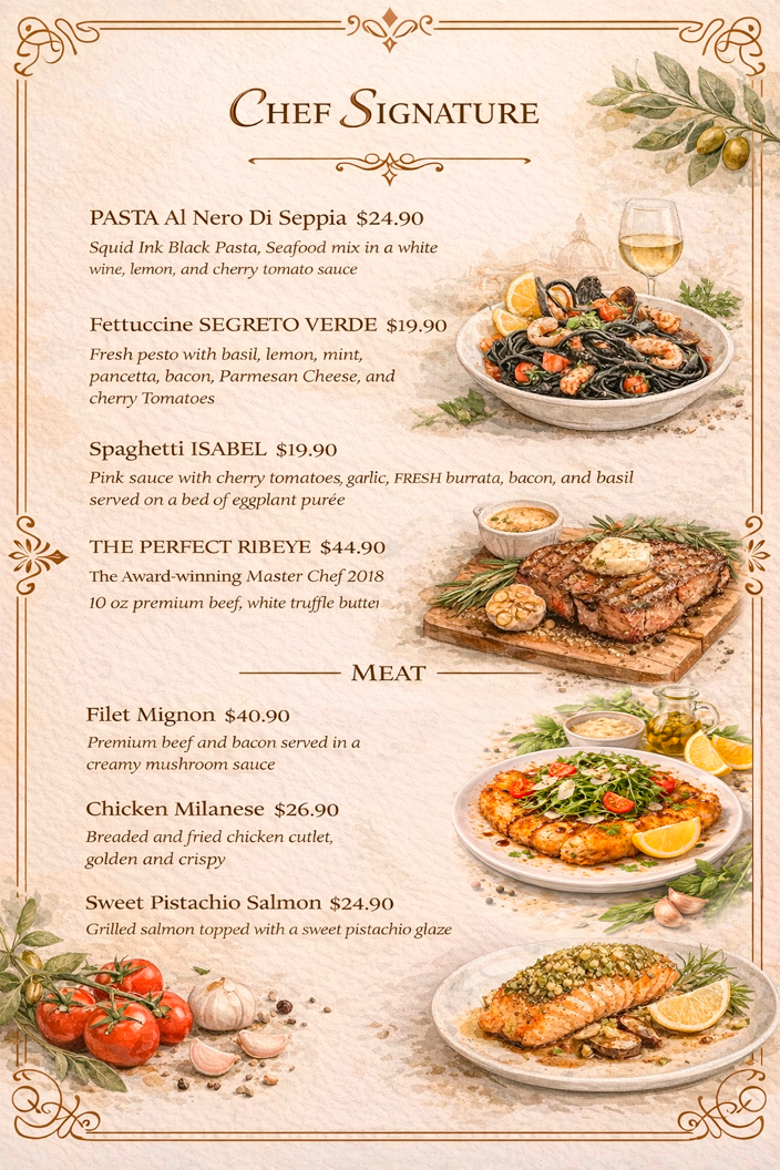 ANONIMO Trattoria Photo Menu 3
