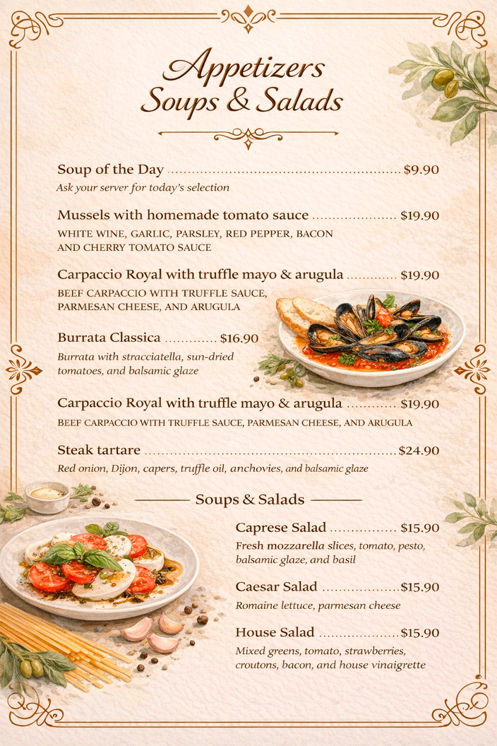 ANONIMO Trattoria Photo Menu 4