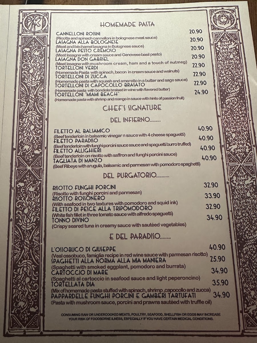ANONIMO Trattoria Photo Menu 8