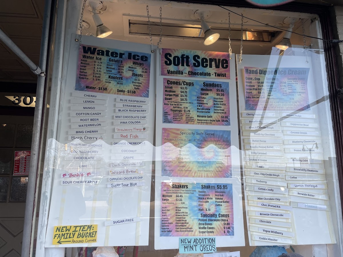 Rosemarie's Real Italian Ice Photo Menu 4