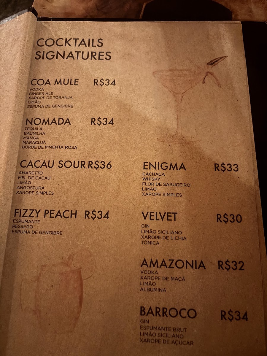 COA RESTAURANTE BAR Photo Menu 1