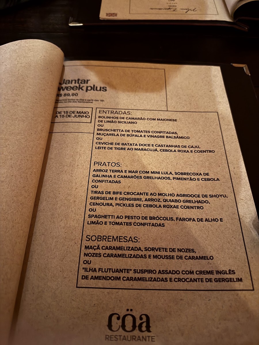 COA RESTAURANTE BAR Photo Menu 5
