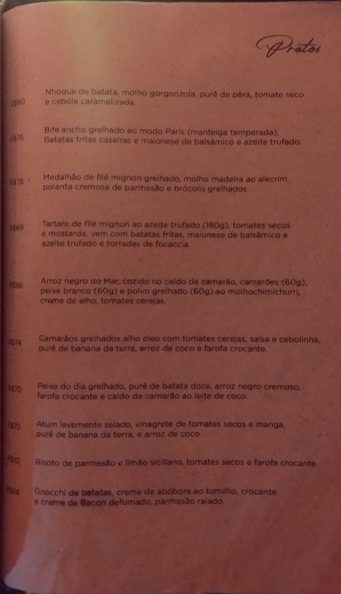 COA RESTAURANTE BAR Photo Menu 6