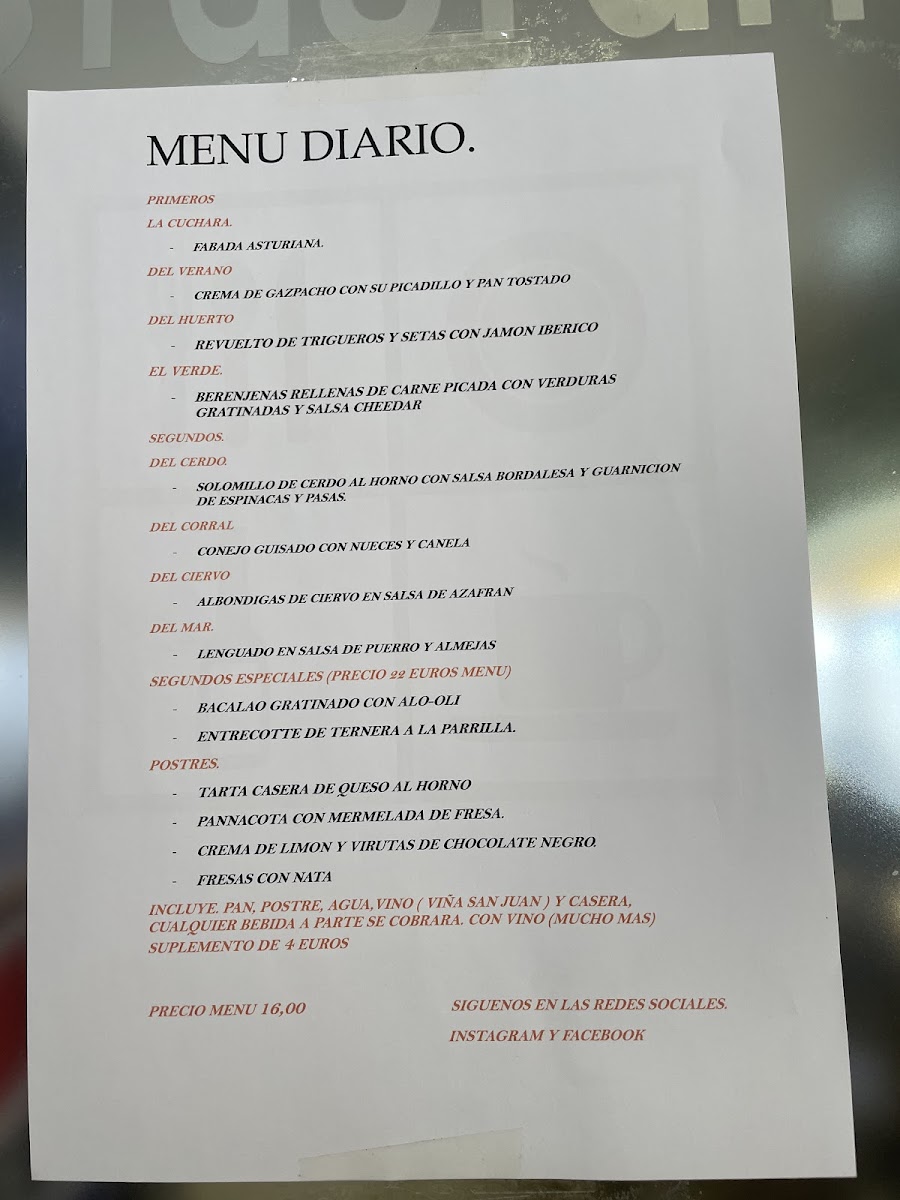 Restaurante Casa Carmela Illescas Photo Menu 1