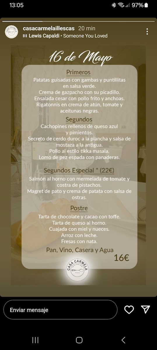 Restaurante Casa Carmela Illescas Photo Menu 3