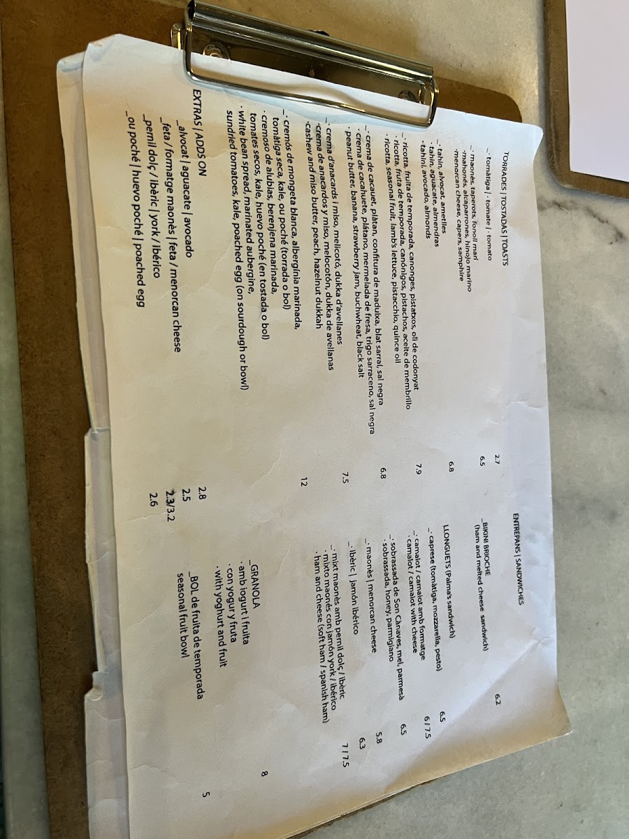 Cafè Riutort Photo Menu 8